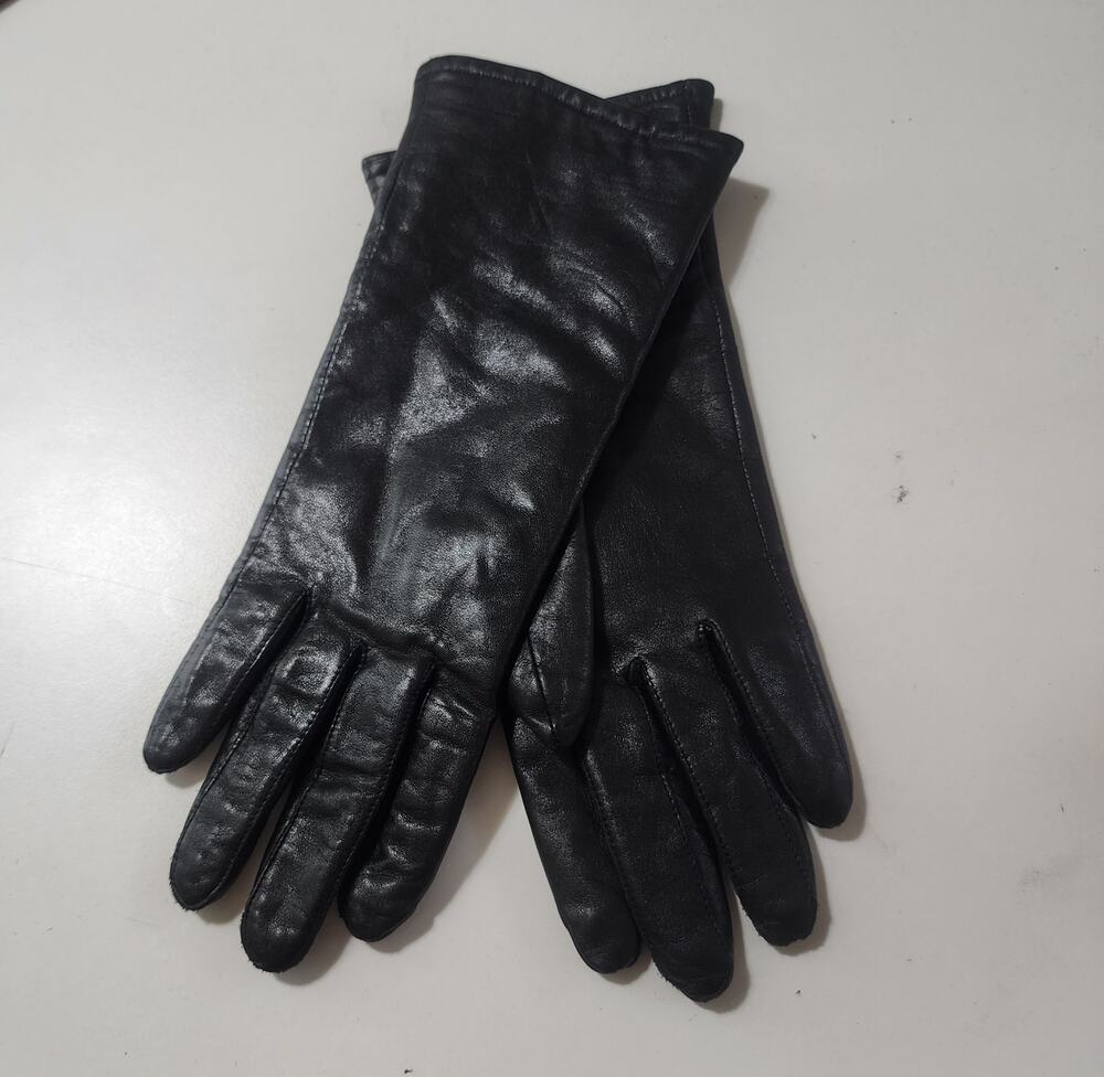 Thinsulate Gloves Warm Leather Medium Black